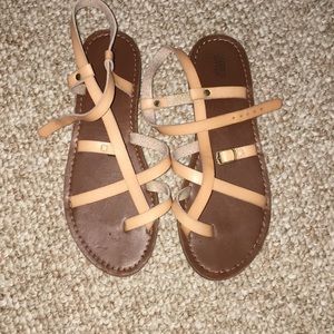 Nude sandals